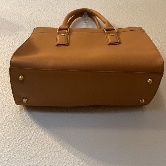 Miztique brown square shoulder bag - Picture 2 of 6